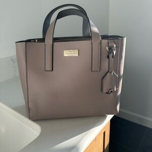 Kate Spade Taupe Tote Bag